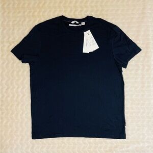 NWT- Calvin Klein Black Short Sleeve Tee- Supima Cotton- Large